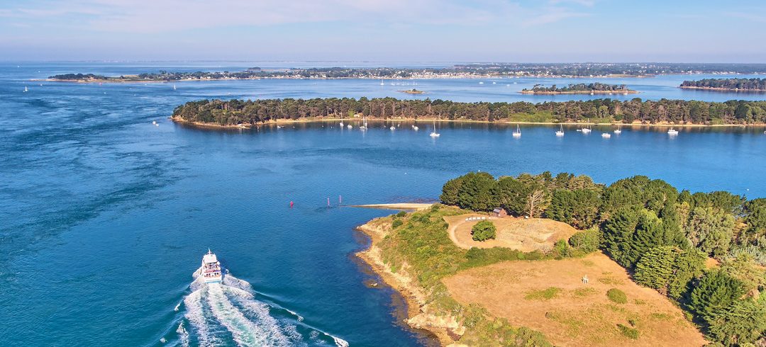Balade en bateau dans le Golfe du Morbihan